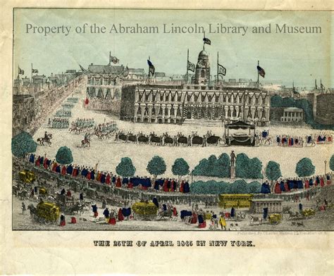 The 25th Of April 1865 In New York Remembering Lincoln