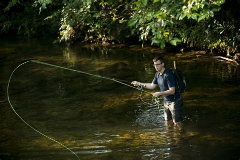 Aaron Baker Tyler Hunt And Courtney Hunt Go Fly Fishing In The