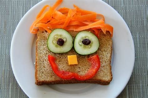 Kids Lunches 4 Easy Sandwich Face Ideas