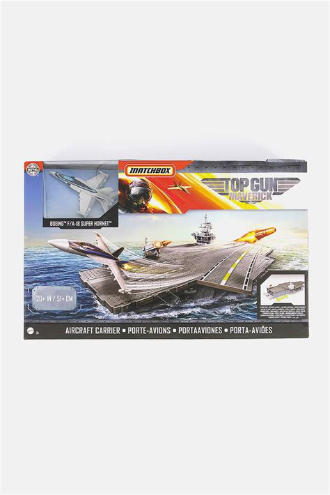 Buy Matchbox Kid Boys Top Gun Aircraft Carrier Play Set Grey Online