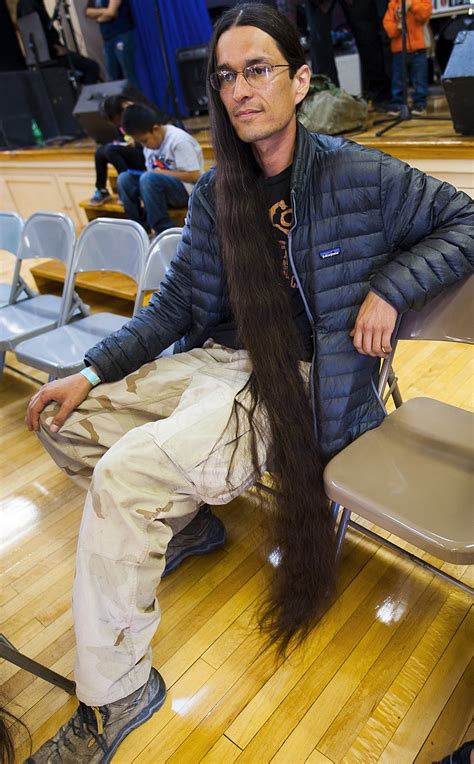 To stop the look from feeling too restrictive or severe, leave a few strands near the front to fall by the face or be tucked behind ears. Winslow Elks hosts 'Longest Hair' contest | Navajo-Hopi ...
