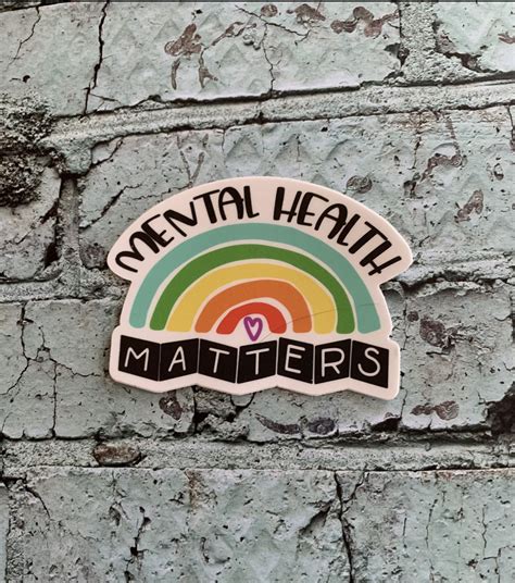 Mental Health Matters Vinyl Diecut Sticker Etsy