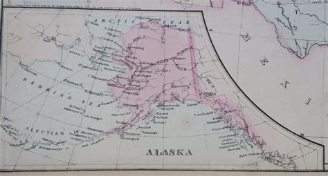 United States And Territories Alaska Texas Dakotas Oklahoma 1872 Asher
