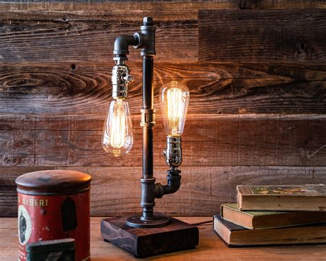 Lamp Desk Lamp Edison Steampunk Lamp Rustic Home Decor T For Men Farmhouse Decor Home Decor