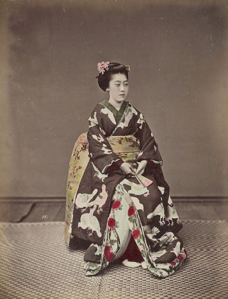 Beautiful Hand Colored Photographs Of Japanese Women In The Late 19th