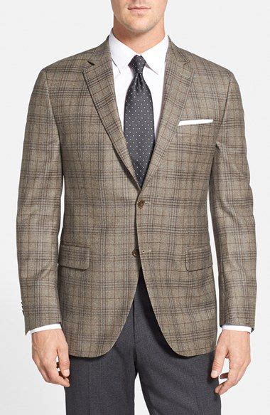 Peter Millar Flynn Classic Fit Plaid Wool And Cashmere Sport Coat