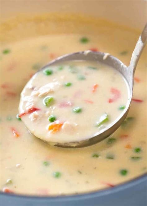 Creamy Healthy Soup Just 45 Calories Recipe Creamy Chicken Soup