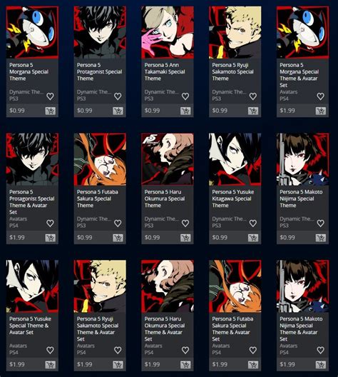 Rpg Site On Twitter You Can Now Grab A Bunch Of Persona 5 Avatars And