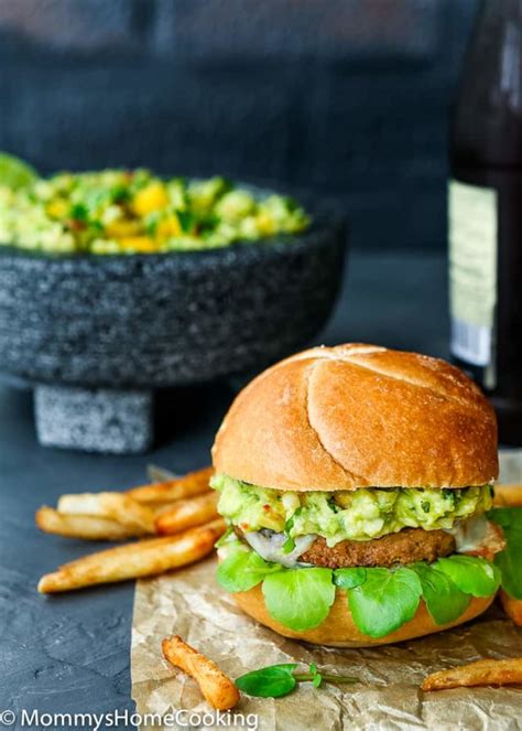 Mango Guacamole Turkey Burger Mommy S Home Cooking