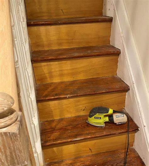 Wood Why Dont I See More Progress When Sanding The Stair Treads