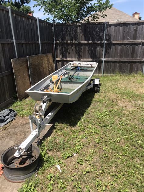 12 Ft Jon Boat And Trailer 600 For Sale In Mesquite Tx Offerup
