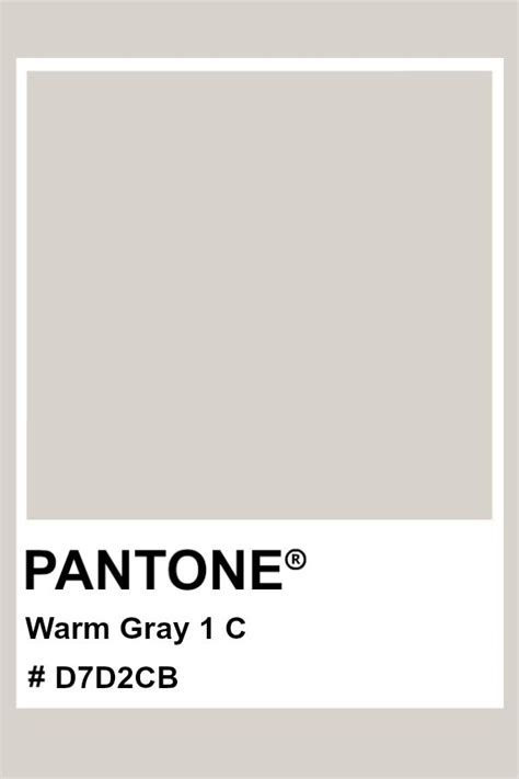 Pantone Grey Color Chart
