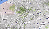 Exploring Pennsylvania With Topographical Maps - Map Of The Usa