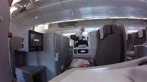 Business Class Iberia A330 300 Miami Madrid Youtube