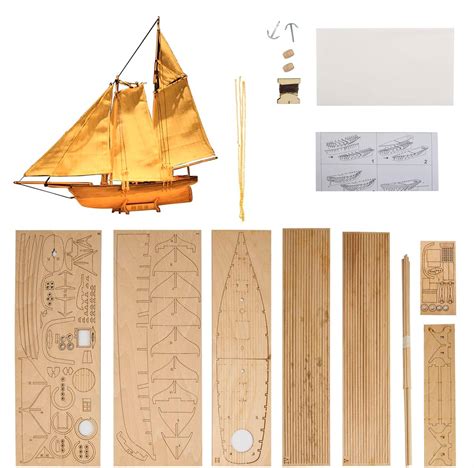 Gawegm Wooden Ship Model Kits Scale 1120 America 1851