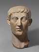 ca.325-370 AD.Marble portrait head of the Emperor Constantine I Period ...