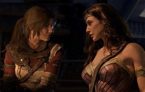 Lara Croft And Wonder Woman By HeidiWilks On DeviantArt