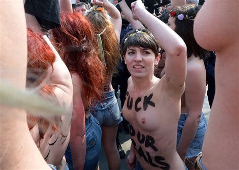 Femen Stages A Topless Jihad The Atlantic
