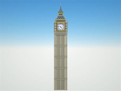 Big Ben London Model TurboSquid