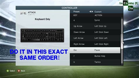 General fixes for pes 2014 : FIFA 14 Controls for keyboard - YouTube