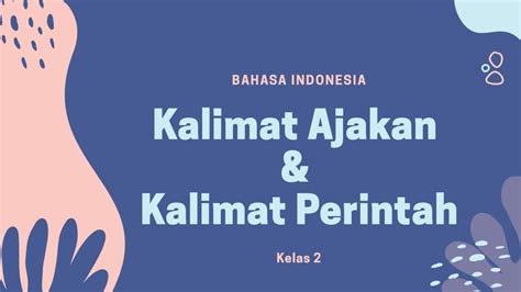 Kalimat Ajakan Kalimat Perintah Youtube