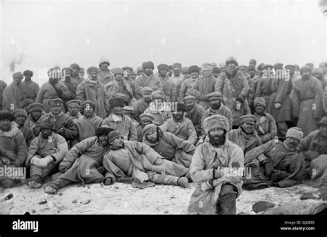 A Group Of Hard Labor Convicts In Siberia Russia Stock Photo Alamy