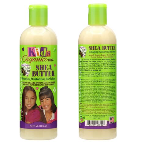 Kids Organic Hair Detangling Moisturizing Lotion Truly African And