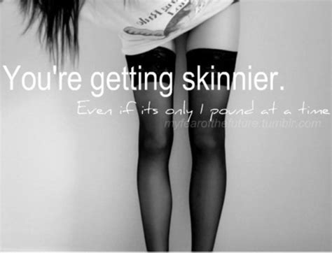 The voice that's in your head. Pro Ana Thinspiration Quotes. QuotesGram