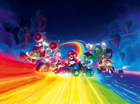 1152x864 The Super Mario Bros Movie Rainbow Road 15k Wallpaper1152x864