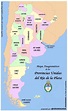 Mapa anagramático de las provincias de Argentina : argentina