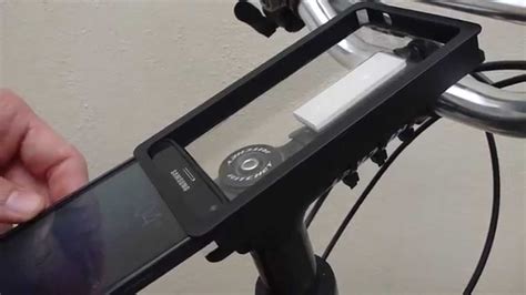 Using a bulky but mostly plastic construction, this mountain & road bike phone mount is easy to install on your bike handlebar without the use of any tools. BEST DiY bike handlebar phone mount - YouTube