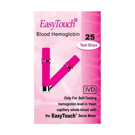 Jual Easytouch Strip Hemoglobin Isi 25 Stik Cek HB Refill Test