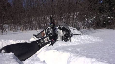 Snowmobiling Northern Mn In Deep Powder Youtube