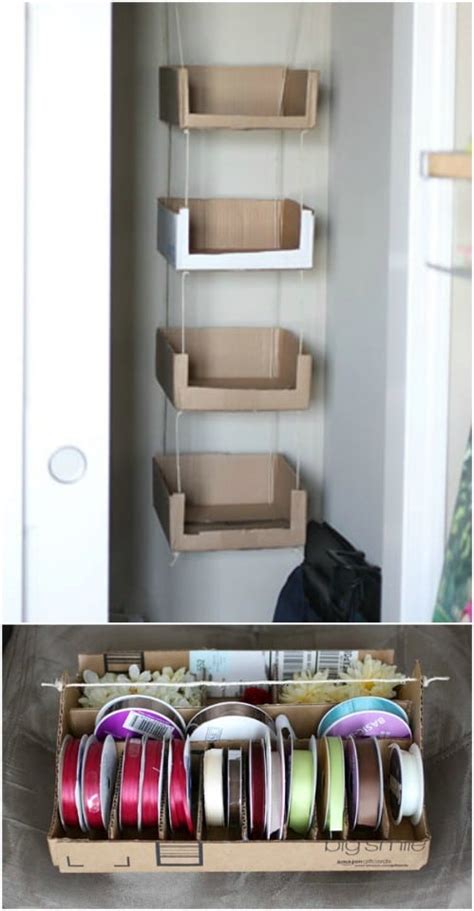 Cardboard Diy Room Decor And Organization Ideas Or This Would Also