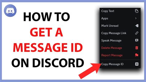 How To Get A Message ID On Discord YouTube