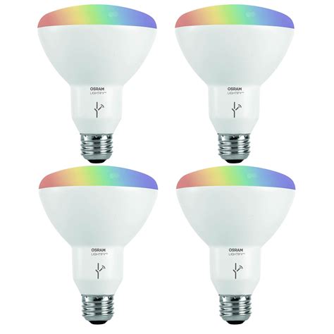 Sylvania Osram Lightify Smart Home 65w Br30 Led Light Bulb 4 Pack