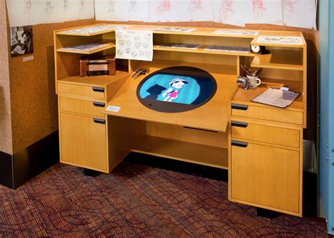 An Original Animator S Desk From The Burbank Studio Is Featured