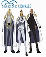 The 3 Admirals- One Piece OCs by Immortal-Wenz | Manga anime one piece ...