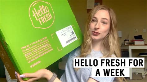 I Tried Hello Fresh For A Week Unboxing And Review Learning To Cook