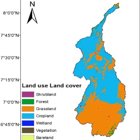 Land Cover Map Of The Study Area Download Scientific Diagram