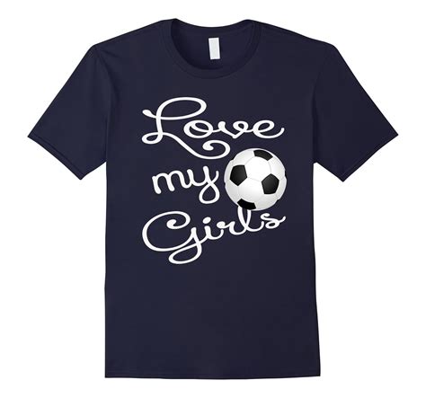 mom soccer tshirt love my girls cute soccer shirts for moms t shirt managatee