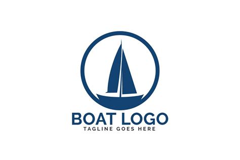 Boat Vector Logo Design 406624 Logos Design Bundles In 2021