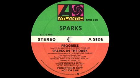 Sparks Sparks In The Dark Extended Club Mix 1984 Youtube