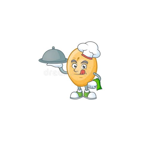 Cute Potato Chef Cartoon Character Stock Vector Illustration Of