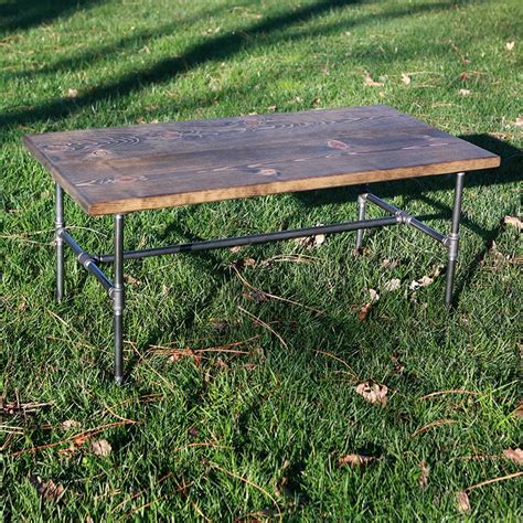 Industrial Wood Coffee Table — Barnswallow