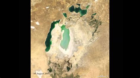 Nasa Satellite Images Show Aral Sea Basin Completely Dried Youtube