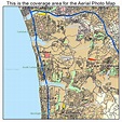Aerial Photography Map of Carlsbad, CA California
