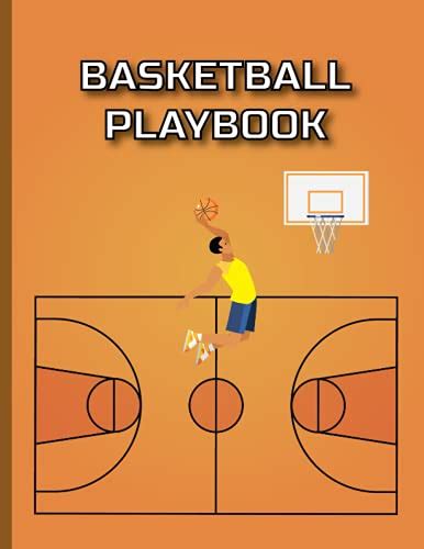 Basketball Playbook Basketball Coaching Notebook With Blank Court