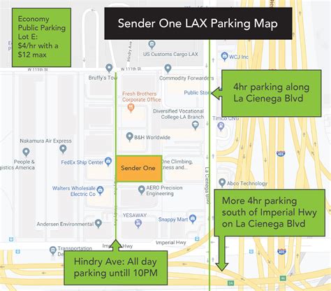 Lax Parking Map