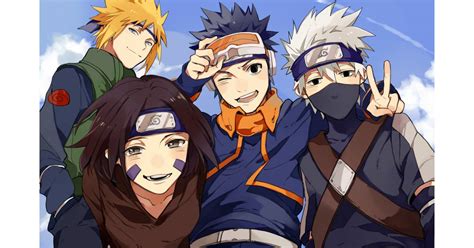 Jogo Naruto Shippuden Tem Rin Nohara Kakashi E Obito Jovens Como